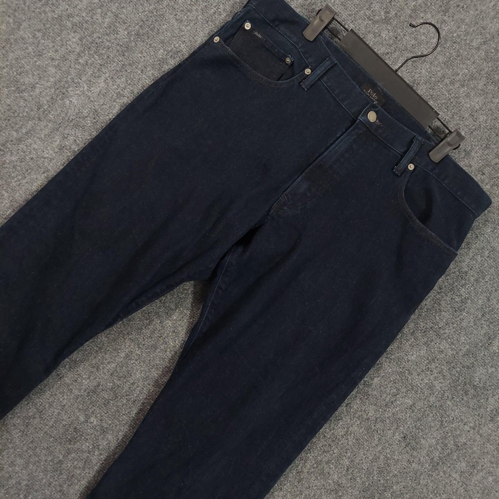 Polo by Ralph Lauren Men's Slim Straight Jeans - Dark Blue